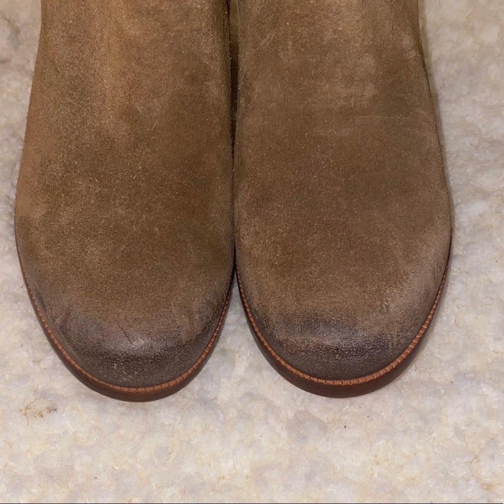 ALLSAINTS Victoria Heel Booties in Tobacco NEW - Picture 15 of 15